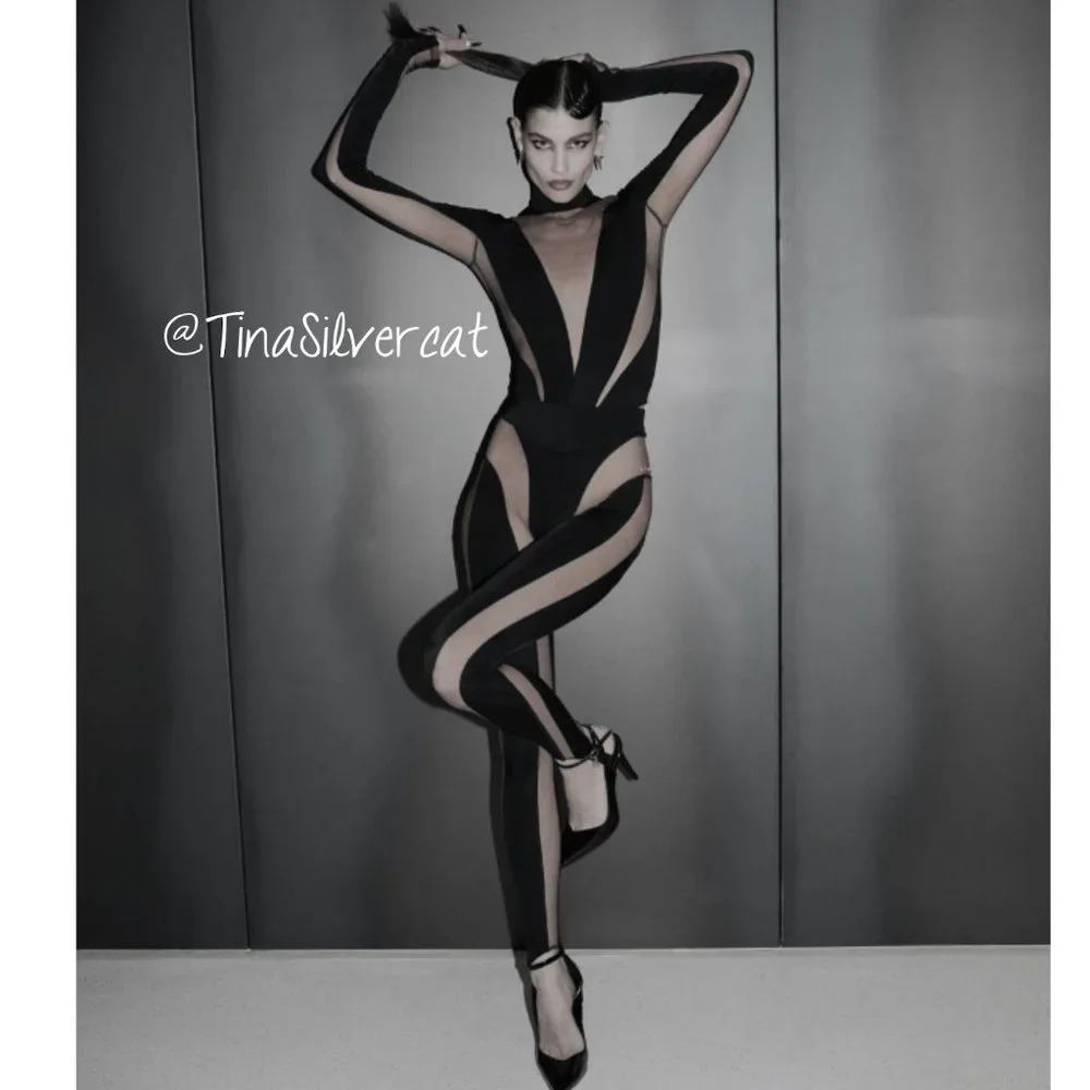 Mugler h&m mesh
